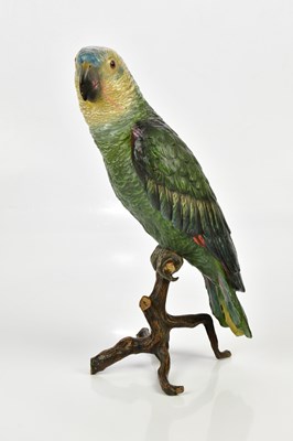 Lot 1588 - A late 19th century cold painted bronze model...