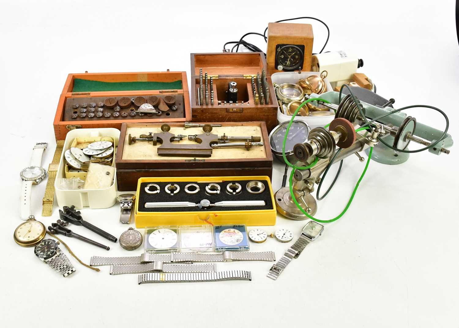 Lot 711 - A large collection of pocket watch movements,...