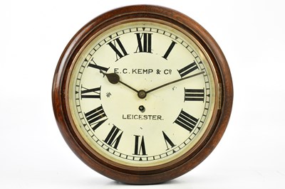 Lot 1314 - E. C. KEMP & CO, LEICESTER; an oak cased...