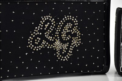 Lot 750 - LULU GUINNESS; an unusual black cloth...