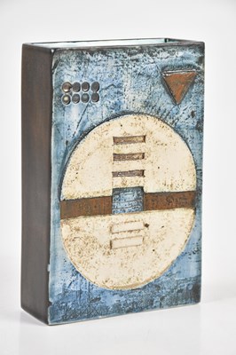 Lot 66 - ANN LEWIS FOR TROIKA POTTERY; a St Ives Slab...