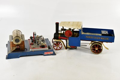 Lot 903 - MAMOD; a boxed steam wagon, and a boxed...