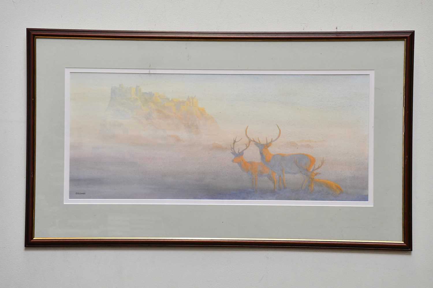 Lot 1741 - WILLIAM GELDART; watercolour, 'Edinburgh...