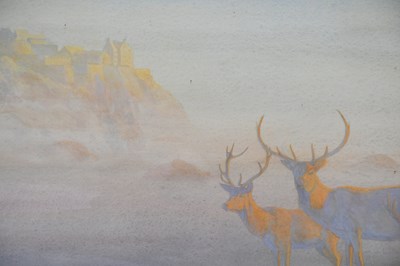 Lot 1741 - WILLIAM GELDART; watercolour, 'Edinburgh...