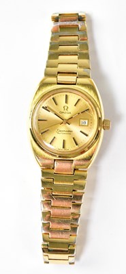 Lot 1326 - OMEGA; a small Seamaster automatic wristwatch,...