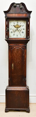 Lot 665 - A 19th century eight day longcase clock, the...