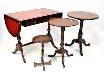 Lot 45 - Three early 20th century circular occasional tables