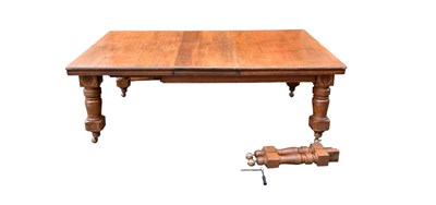 Lot 1003 - A very large late Victorian oak wind-out...