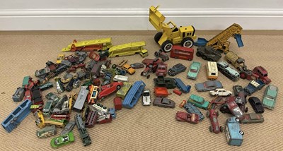 Lot 92 - A quantity of playworn diecast vehicle, to...