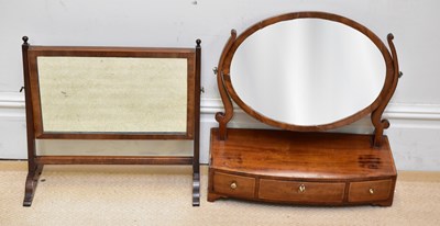 Lot 1091 - A Victorian mahogany three drawer swing oval...