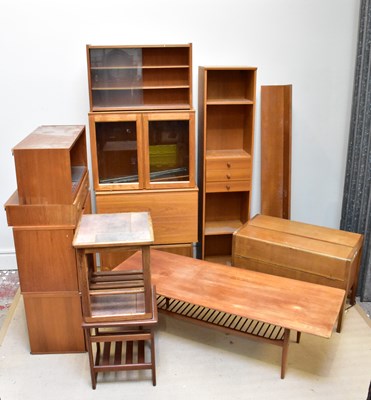 Lot 1220 - An assorted collection of mid century teak...