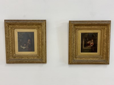 Lot 450 - AFTER GERRIT DOU (1613-1675): oil on board,...