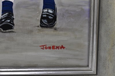 Lot 231 - JOHEMIA (JAMES STEELE); oil on board, 'A...