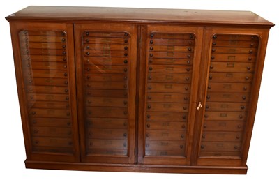 Lot 1 - A good Victorian mahogany collector's specimen...