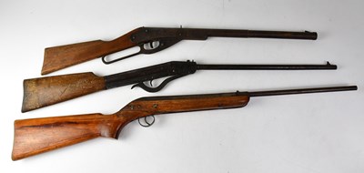 Lot 325 - B.S.A; a Cadet .177" break barrel air rifle, a...