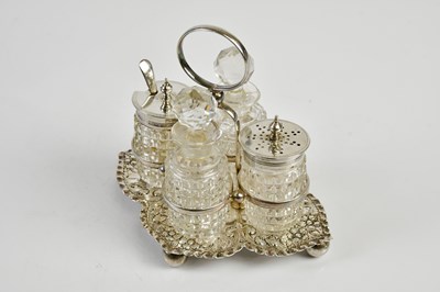 Lot 2167 - A late Victorian hallmarked silver bottle...