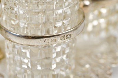 Lot 2167 - A late Victorian hallmarked silver bottle...