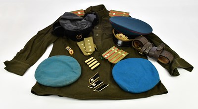 Lot 1202 - A Russian paratrooper's shirt, with a...