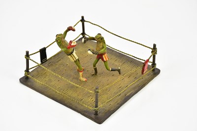 Lot 1592 - FRANZ BERGMAN; a cold painted bronze sculpture,...