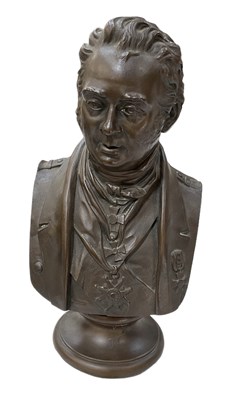 Lot 694 - THOMAS THORNYCROFT; a bronze bust of a...