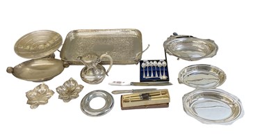 Lot 1117 - A quantity of silver plated items including...