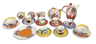 Lot 599 - WEDGWOOD; a quantity of Clarice Cliff 'Bizarre'...