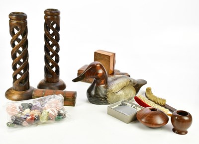 Lot 1439 - ABERCROMBIE & FITCH; a modern decoy type duck...