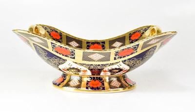 Lot 279 - ROYAL CROWN DERBY; an Imari pattern 1128...