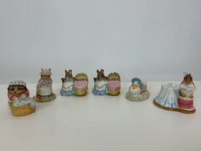 Lot 245 - BEATRIX POTTER; ceramic figures including...