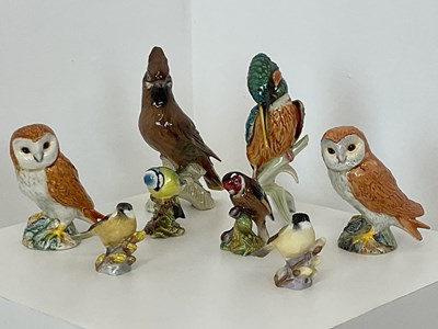 Lot 244 - BESWICK, ROYAL WORCESTER and GOEBEL; ceramic...