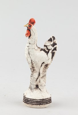 Lot 563 - ROB PARR; a small earthenware sculpture of a...