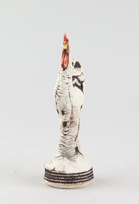 Lot 563 - ROB PARR; a small earthenware sculpture of a...