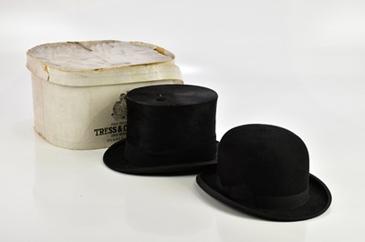 Lot 478 - AUSTIN REED LTD; a boxed top hat, size 7, and...