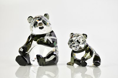 Lot 853 - SWAROVSKI; two animal figures, 'Endangered...