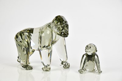 Lot 854 - SWAROVSKI; two figures, 'Endangered Wildlife,...