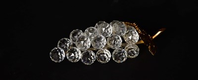 Lot 873 - SWAROVSKI; a crystal model of a bunch of...