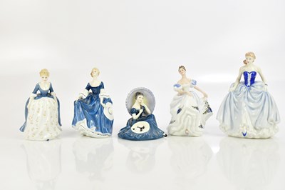 Lot 815 - ROYAL DOULTON; five figures comprising...