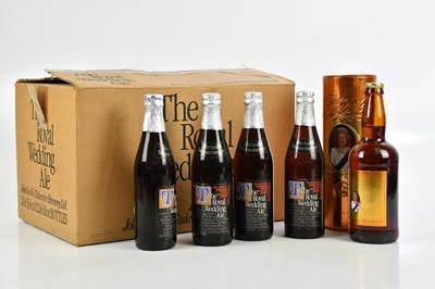 Lot 831 - A case of twenty-four Royal Wedding ale John...