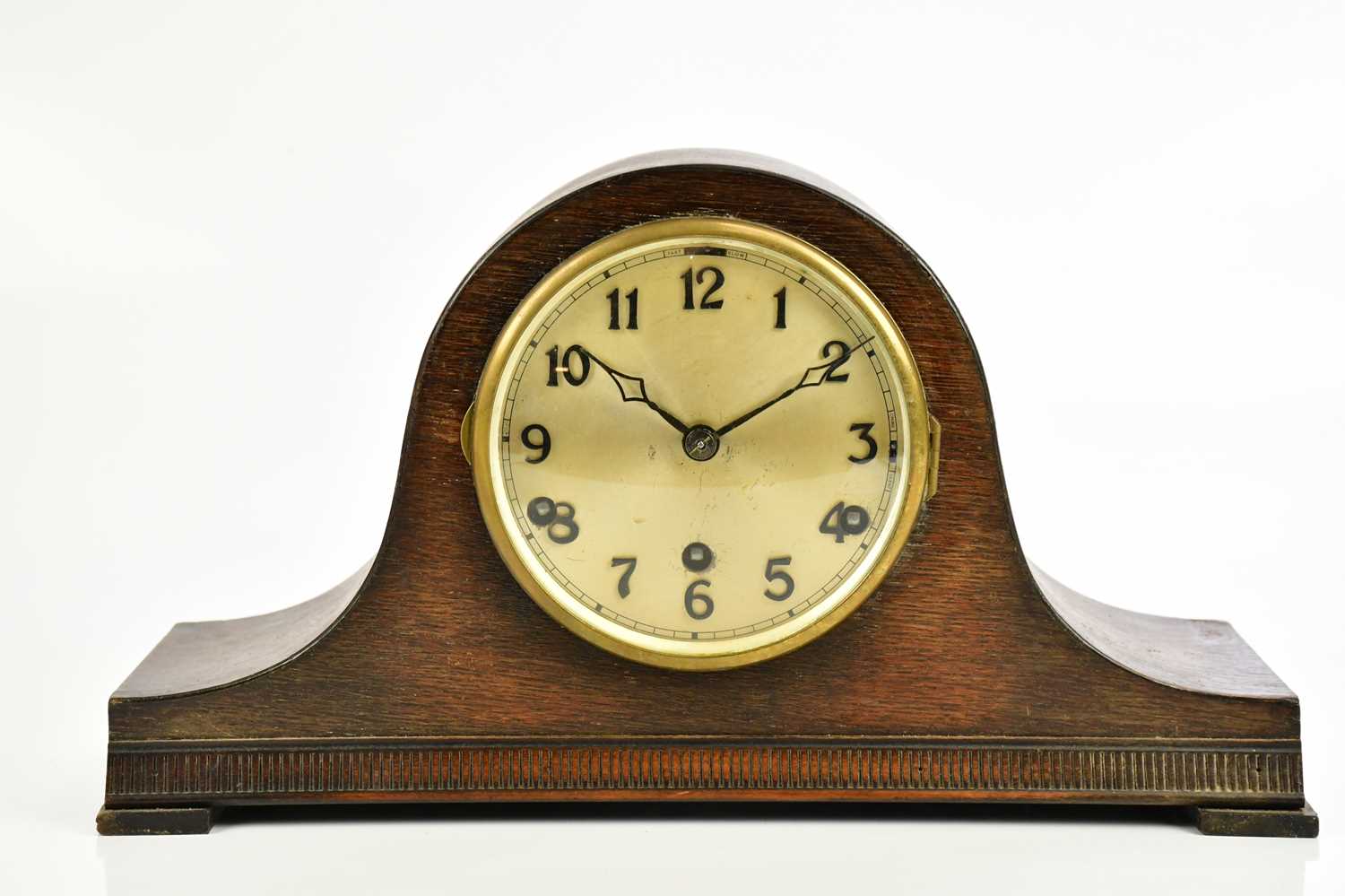 Lot 705 - A 20th century oak cased Napoleon hat mantel...