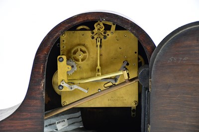 Lot 705 - A 20th century oak cased Napoleon hat mantel...