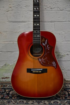 Lot 1618 - HONDO; a model H 180A acoustic guitar, with...