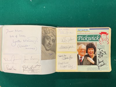 Lot 1524 - The quite extraordinary album of autographs...