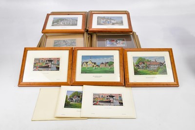 Lot 1544 - A collection of twenty-six Macclesfield silks...