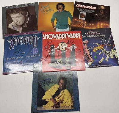 Lot 1650 - ROCK, POP & MISCELLANEOUS; seven signed albums...