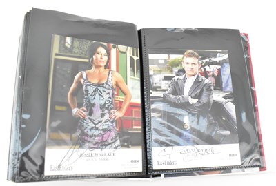 Lot 1642 - EASTENDERS; a small full album containing...