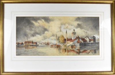 Lot 226 - LOUIS VAN STAATEN (1859-1924); watercolour,...