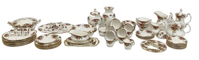 Lot 597 - ROYAL ALBERT; a large quantity of tea and...