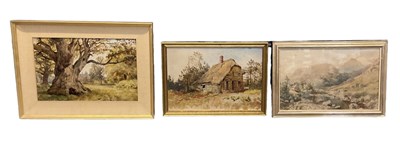 Lot 281 - UNATTRIBUTED; oil on board, rural scene...