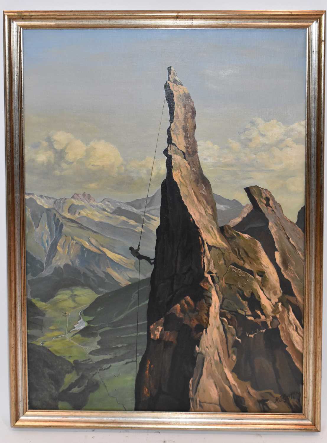 Lot 226 - ALFRED J GRIFFIN; oil on canvas,