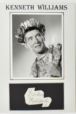 Lot 1668 - KENNETH WILLIAMS; a black and white photo...